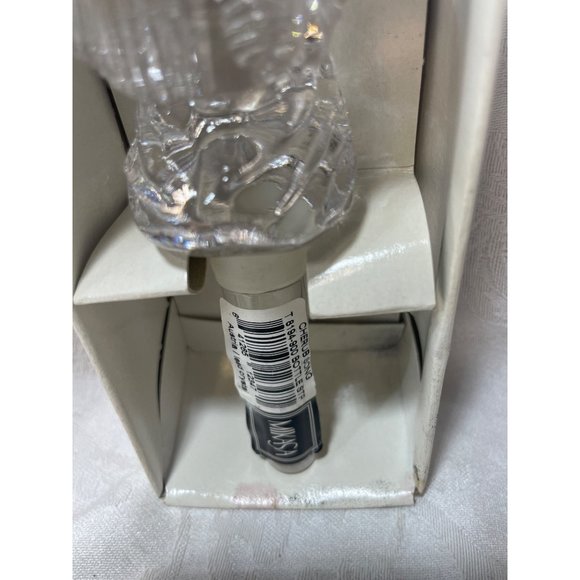 Crystal Bottle Stopper Cherub Song Austria Lead Crystal - Picture 3 of 4